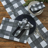 Buffalo Check Watercolor Table Runner 54