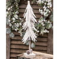 White Glittered Pinecone Tree 12 - The Fox Decor