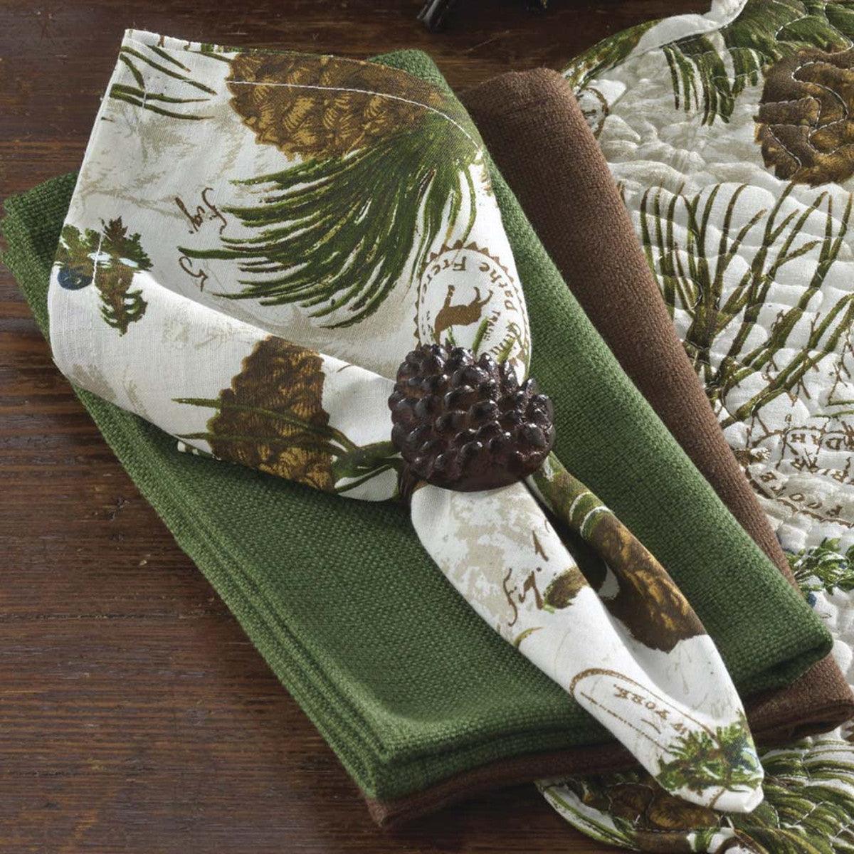 Walk in the Woods Napkins - Set of 6 Park Designs - The Fox Decor