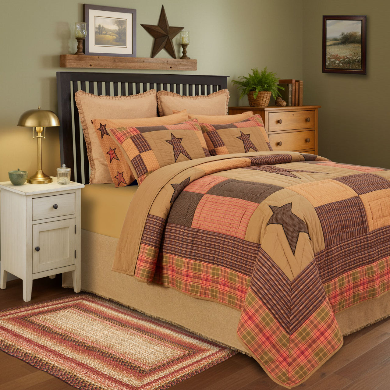 Stratton Twin Quilt 68Wx86L VHC Brands