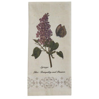 Lilac Printed Dishtowels - Set of 2 Park Designs - The Fox Decor