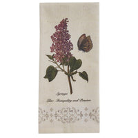 Lilac Printed Dishtowels - Set of 2 Park Designs - The Fox Decor