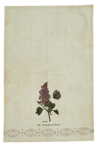 Lilac Printed Dishtowels - Set of 2 Park Designs - The Fox Decor