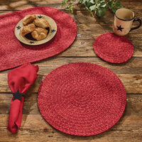Spice Bin Braided Placemat - Paprika Set of 12 Park Designs - The Fox Decor