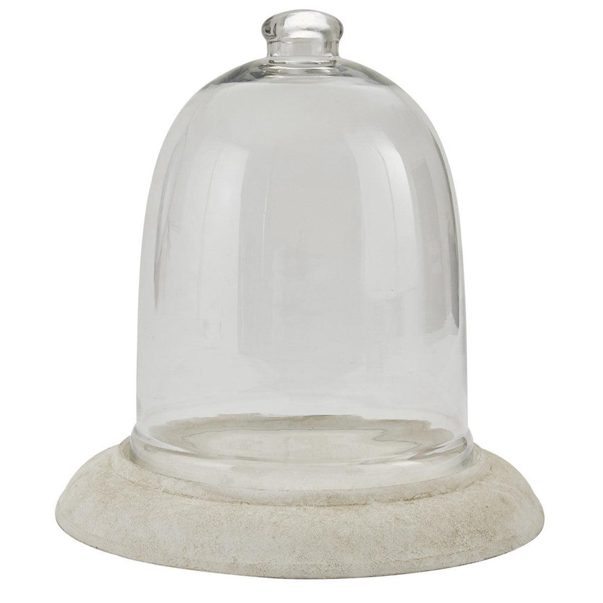 Cream Metal Bell Cloche Base - Large Park Designs - The Fox Decor