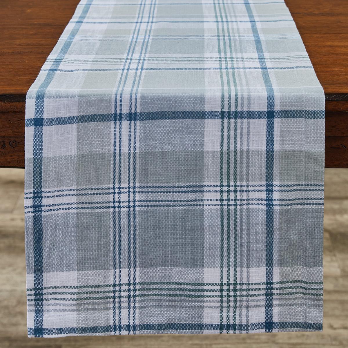 Lyra Plaid Table Runner 72"L - The Fox Decor