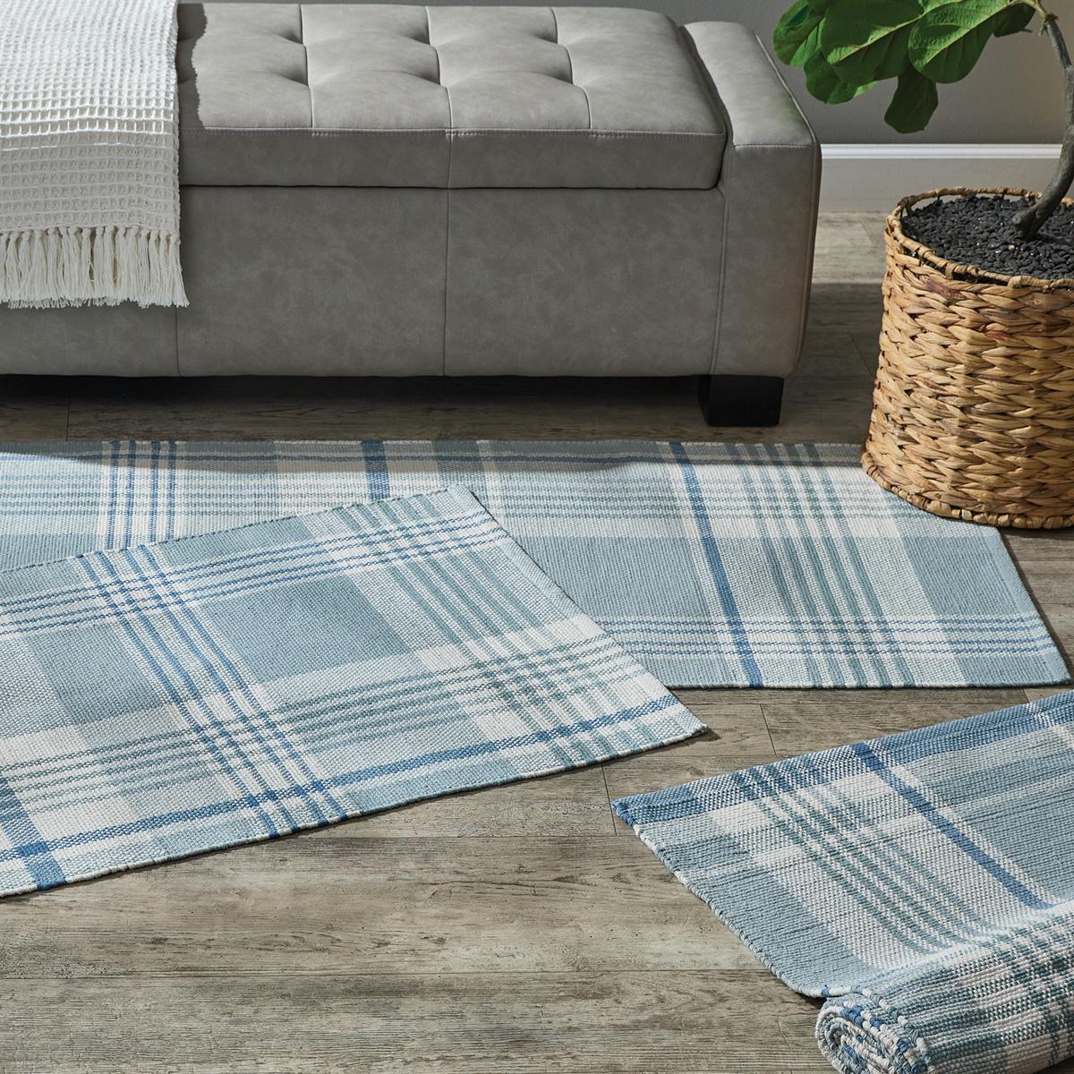 Lyra Plaid Woven Rug 2' x 3' - The Fox Decor