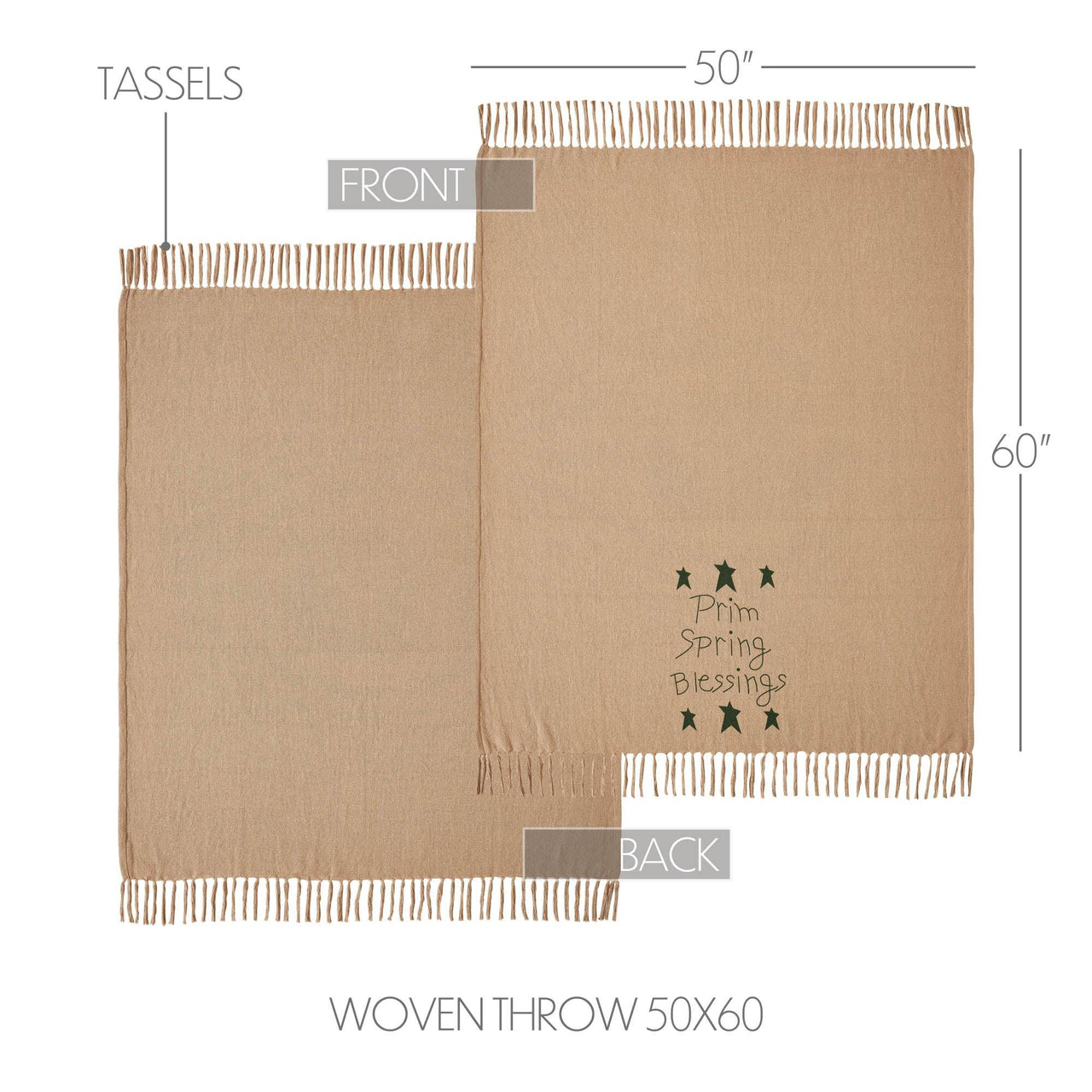 Spring In Bloom Woven Throw 50x60 - The Fox Decor