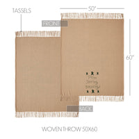 Spring In Bloom Woven Throw 50x60 - The Fox Decor