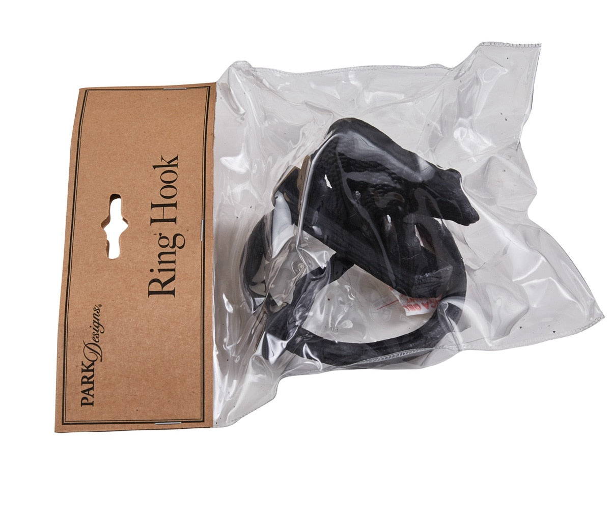 Cast Black Bear Towel Ring Hook - Park Designs