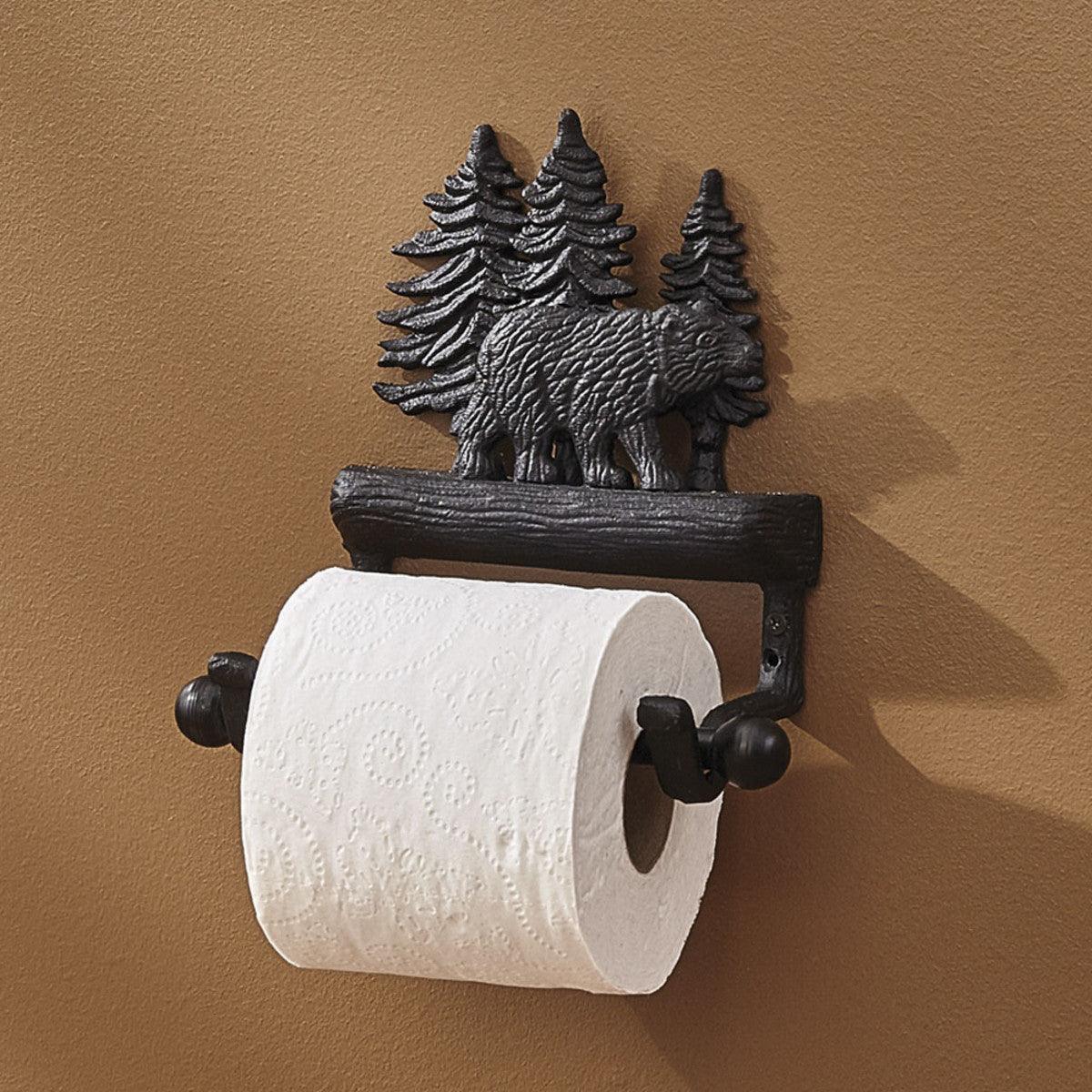 Cast Black Bear Toilet Tissue Park Designs - The Fox Decor