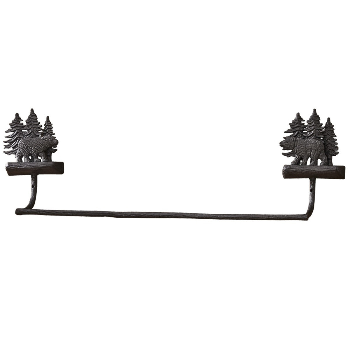 Cast Black Bear Towel Bar - 24" Park Designs - The Fox Decor