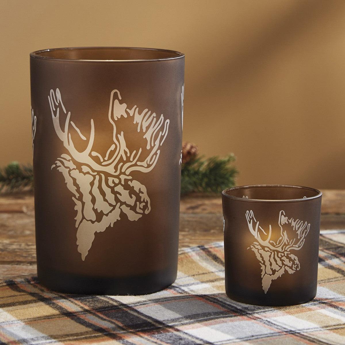 Moose Pillar Holder Set of 4 Park Designs - The Fox Decor