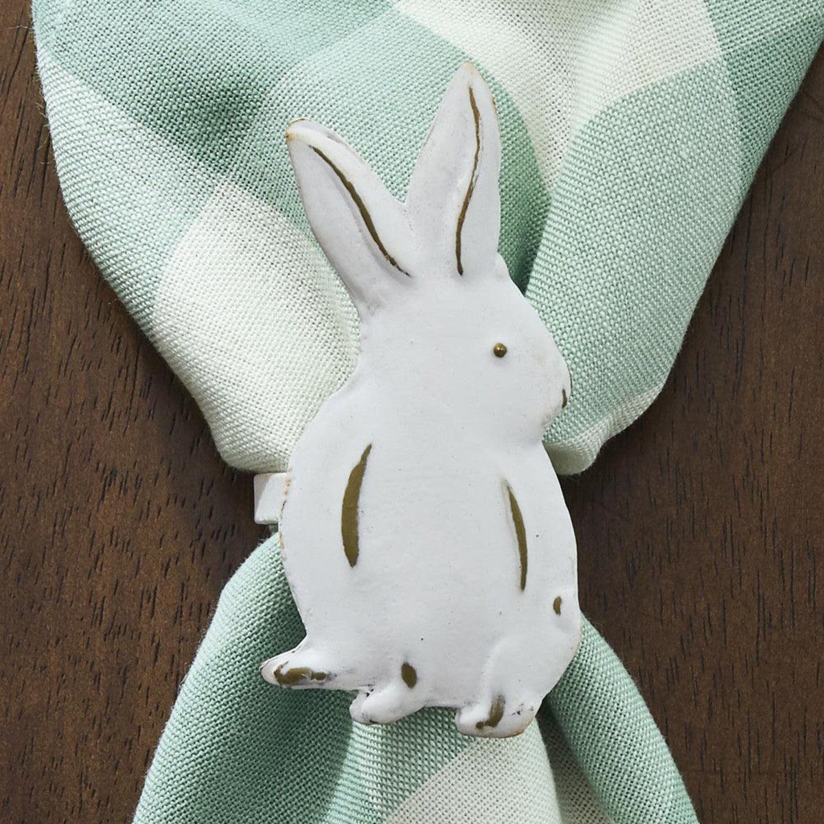 Bunny Napkin Rings - Set of 6 Park Designs - The Fox Decor