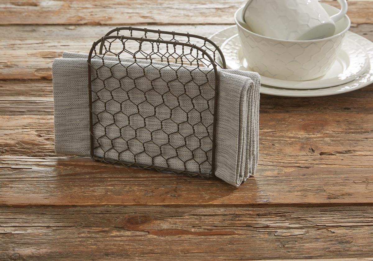 Chicken Wire Luncheon Napkin Holder Set of 2 Park Designs - The Fox Decor
