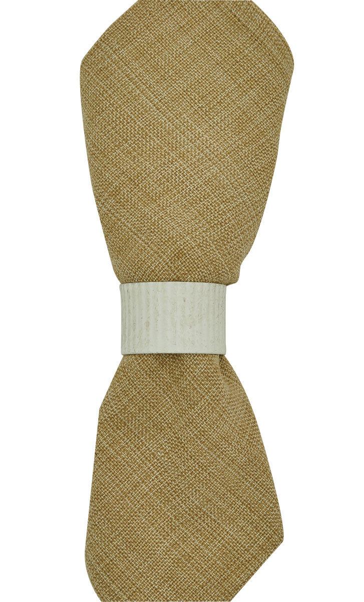 Crimped Napkin Rings - Cream Set of 6 Park Designs - The Fox Decor