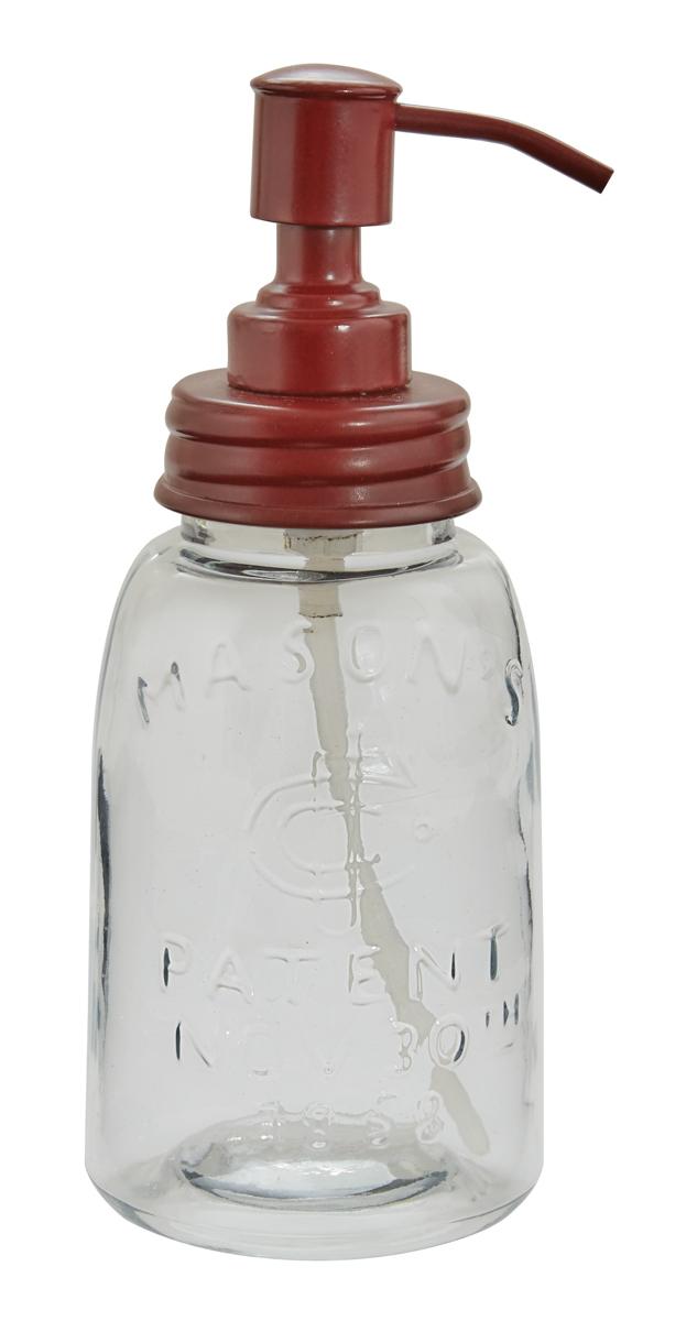 Mason Jar Dispenser - Red - The Fox Decor