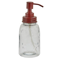 Mason Jar Dispenser - Red - The Fox Decor