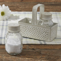 Grater Caddy with Mason Jar Salt & Pepper Set Park Designs - The Fox Decor