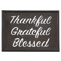 Thankful Grateful Galvanized Sign Park Designs - The Fox Decor