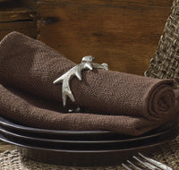 Antler Napkin Ring Set of 4 Park Designs - The Fox Decor