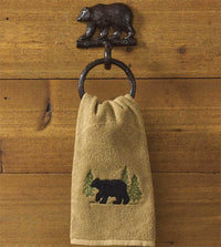 Cast Bear Towel Ring Hook - Park Designs - The Fox Decor