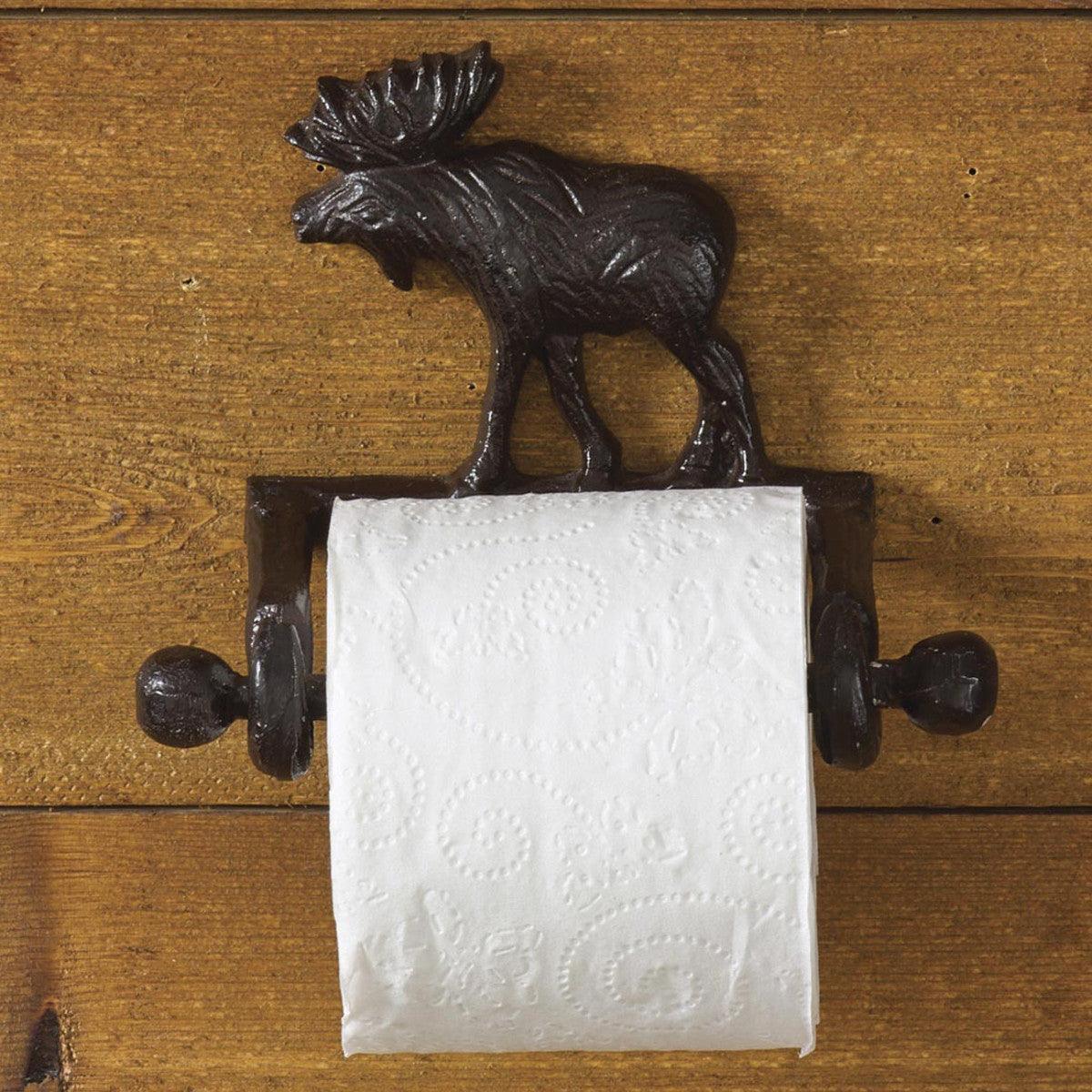 Cast Moose Toilet Tissue Holder - Park Designs - The Fox Decor