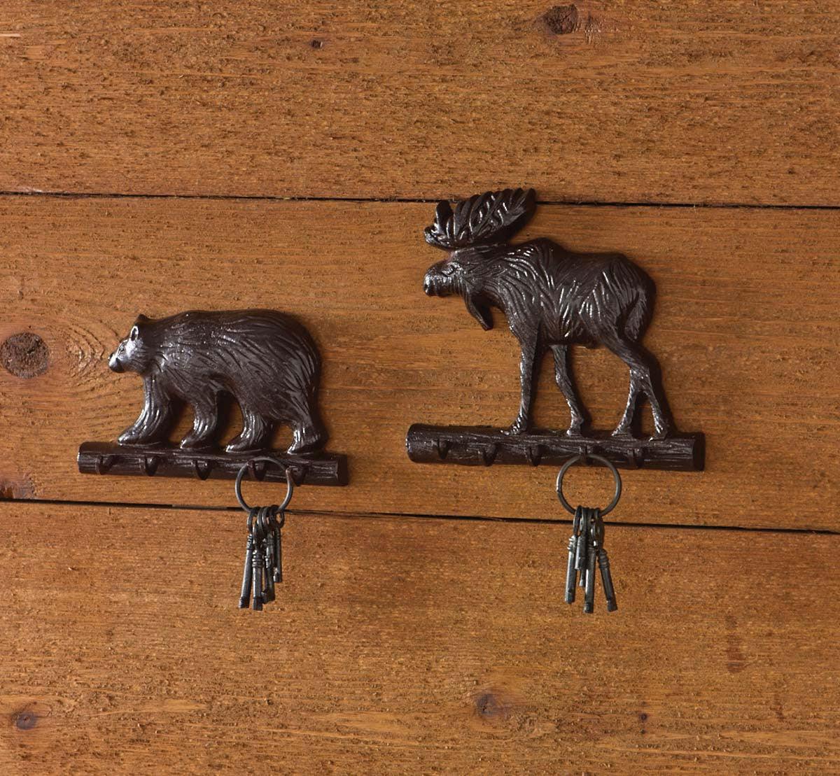 Cast Bear Key Hook - Burl Park Designs - The Fox Decor