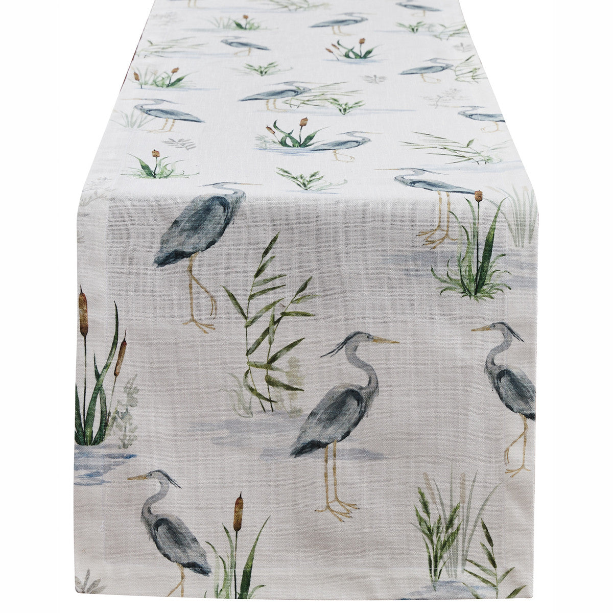 Blue Heron Table Runner 54"L - Set of 2 Park Designs - The Fox Decor