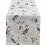 Blue Heron Table Runner 72