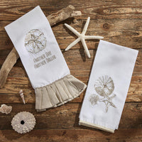 Beach Cove Decorative Dishtowel - Set of 6 Park Designs - The Fox Decor