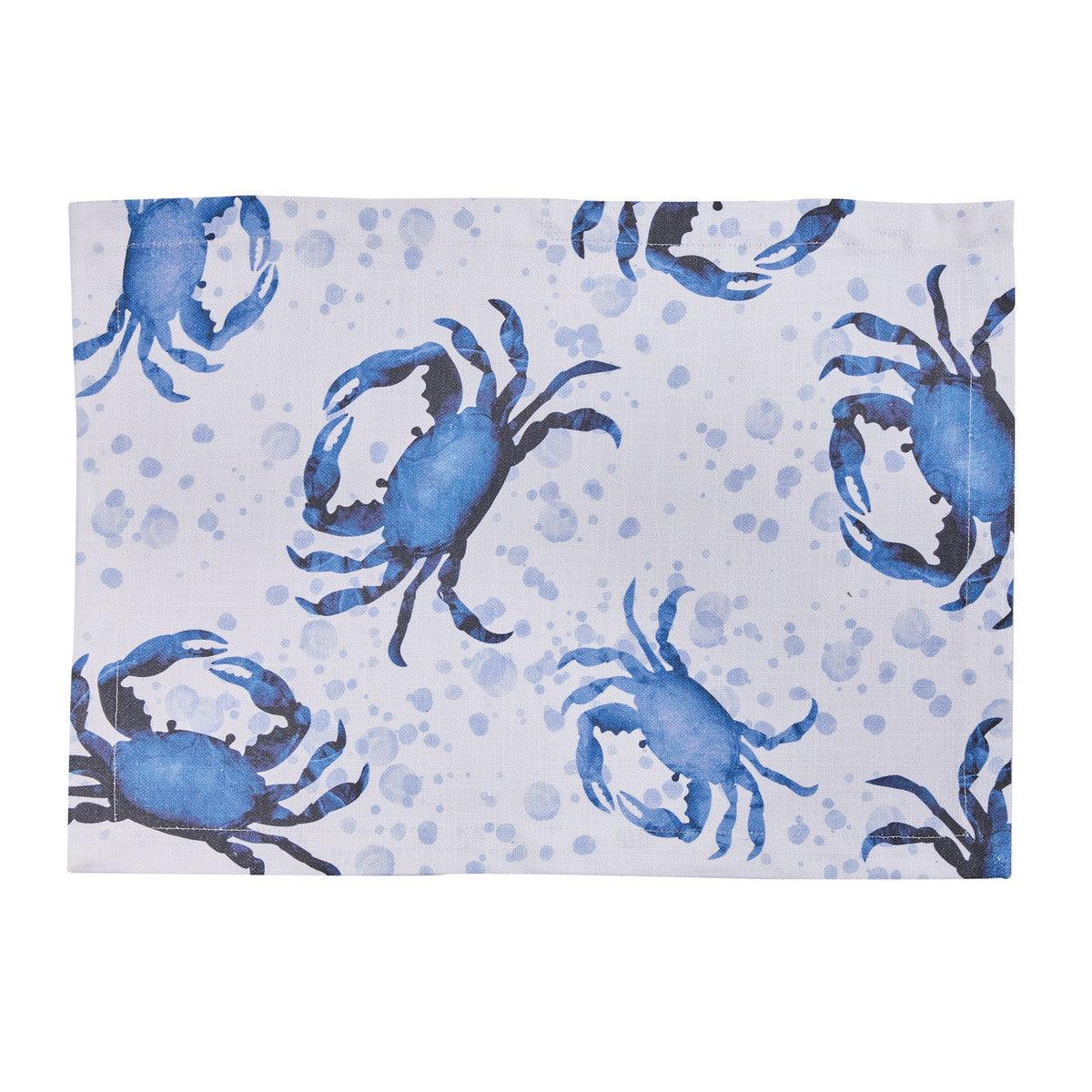 Blue Crab Napkin - Set of 12 Park Designs - The Fox Decor