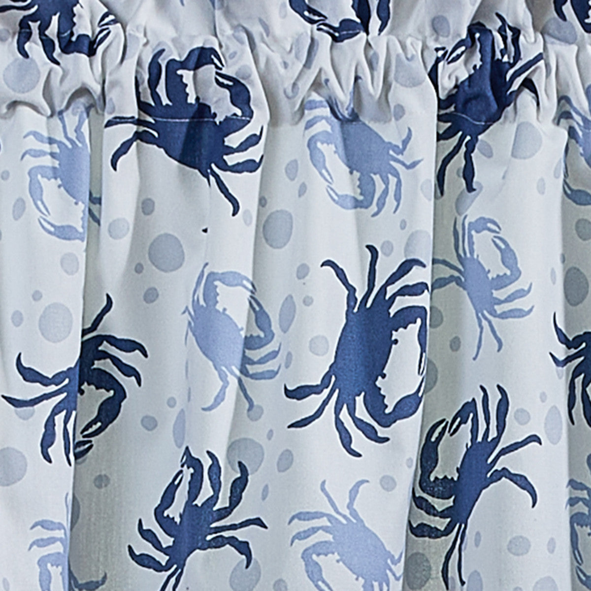 Blue Crab Valance 14" L - Set of 2 Park Designs