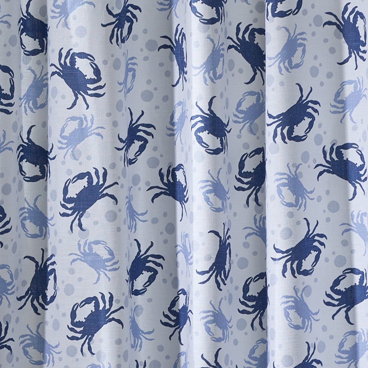 Blue Crab Shower Curtain 72" X 72" - Set of 2 Park Designs - The Fox Decor