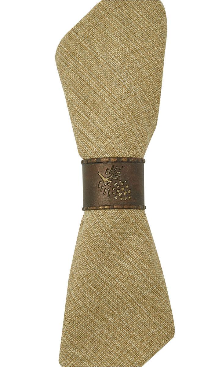 Fulton Pinecone Cuff Napkin Rings - Set of 6 Park Designs - The Fox Decor