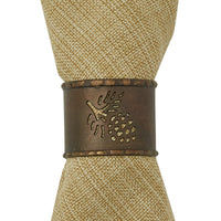 Fulton Pinecone Cuff Napkin Rings - Set of 6 Park Designs - The Fox Decor