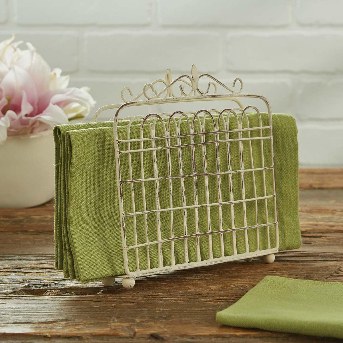 Garden Gate Napkin Holder - Cream Park Designs - The Fox Decor