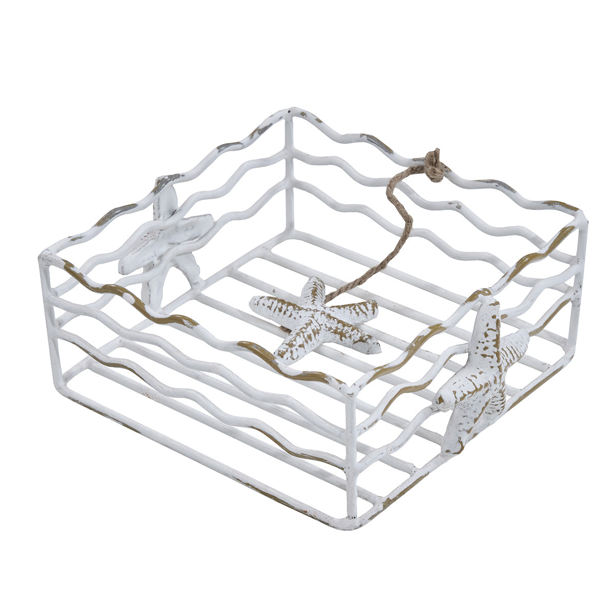 Starfish Beverage Napkin Holder 6" Park Designs
