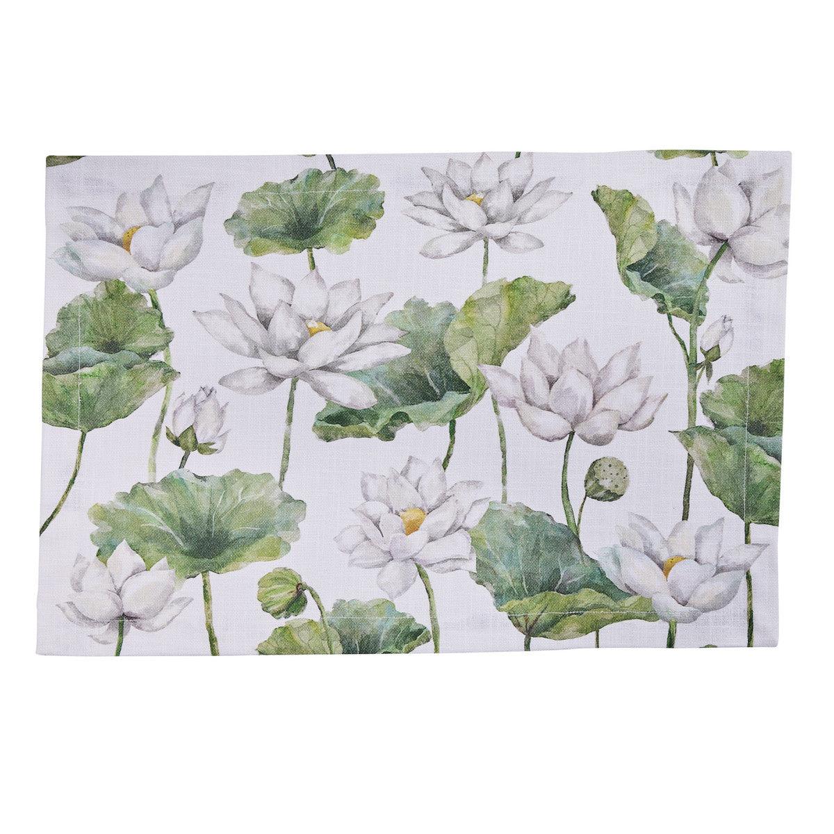 White Lotus Napkin - Set of 12 Park Designs - The Fox Decor