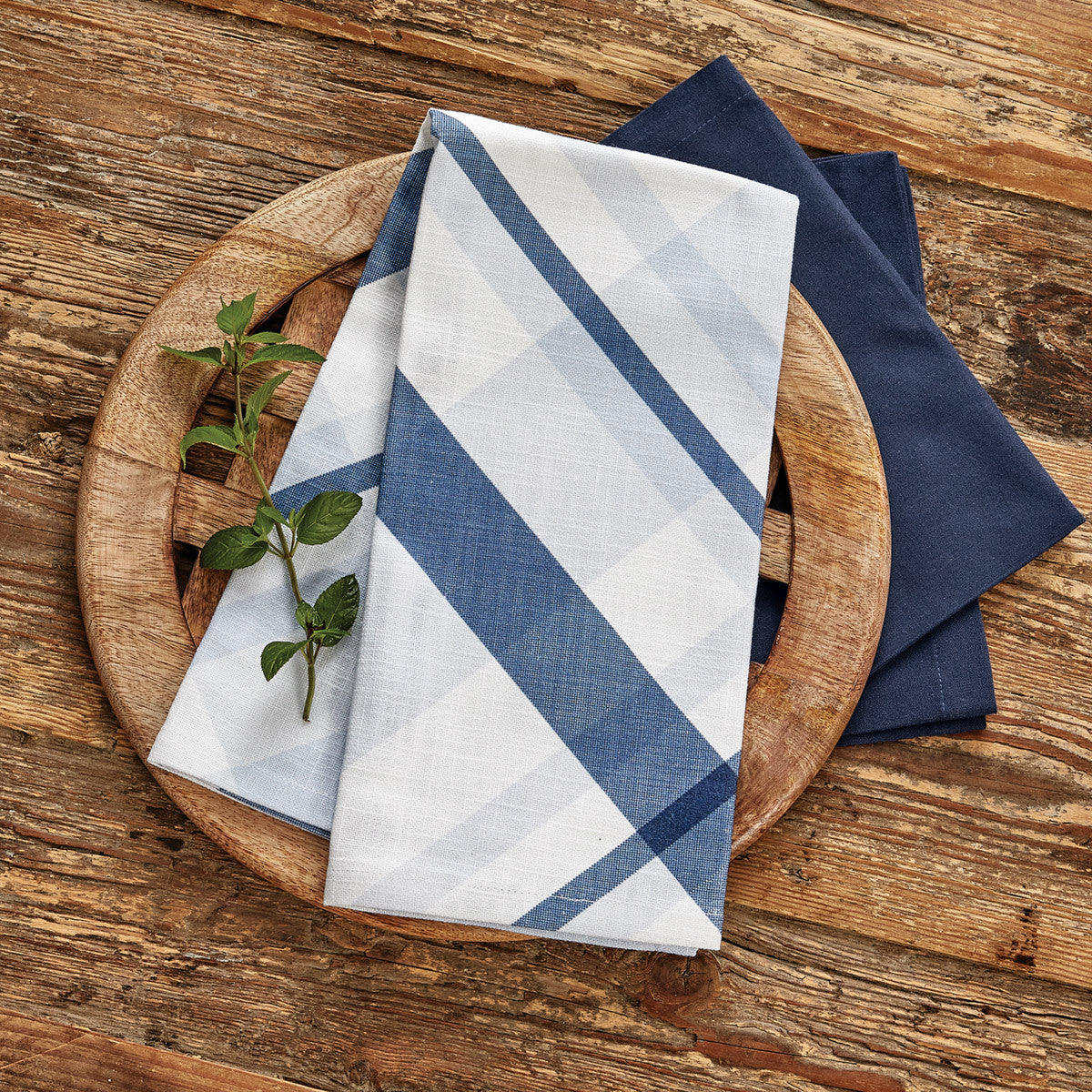 Loxley Plaid Dishtowel - Set of 2 Park Designs - The Fox Decor