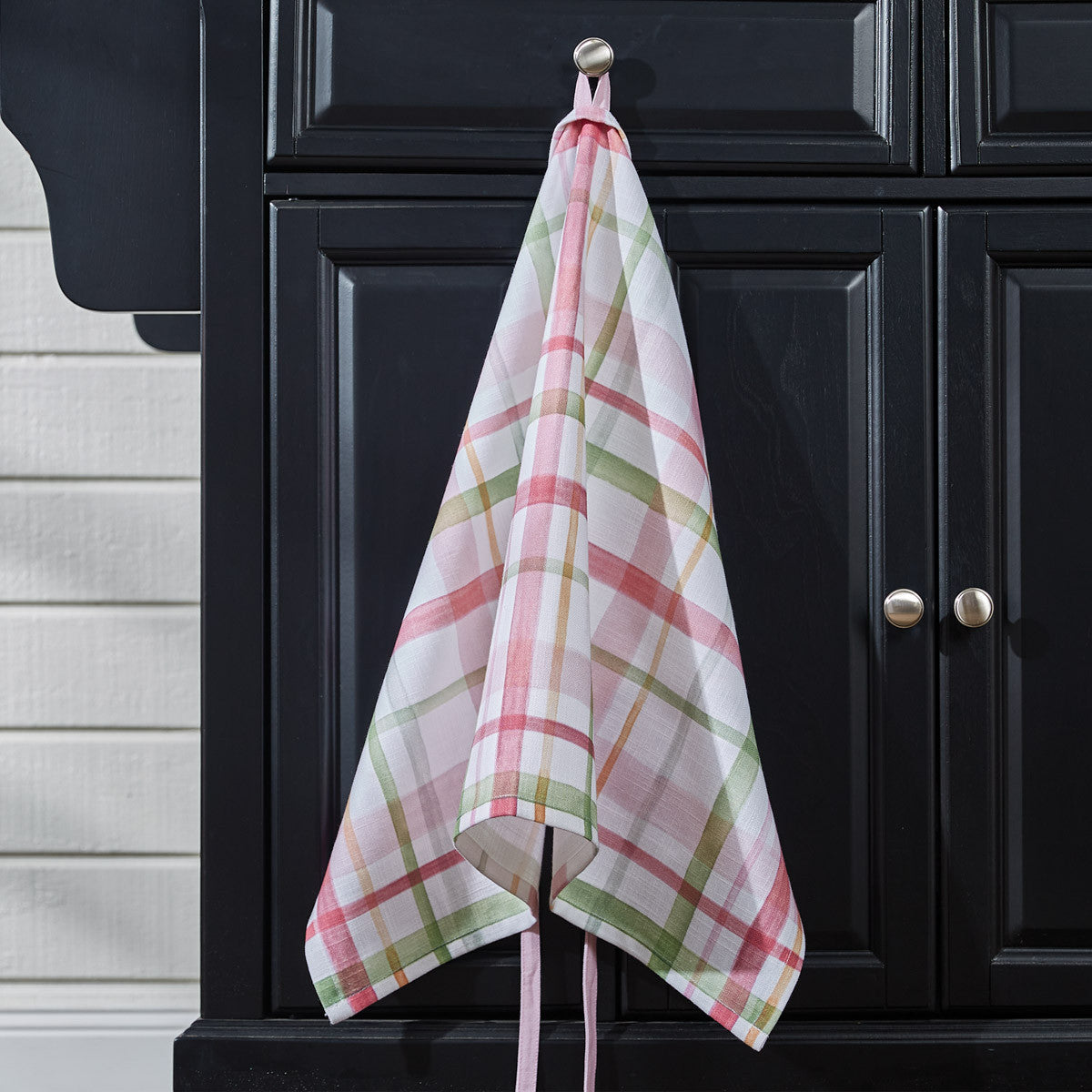 Bella Watercolor Plaid Dishtowel Apron - Park Designs - The Fox Decor