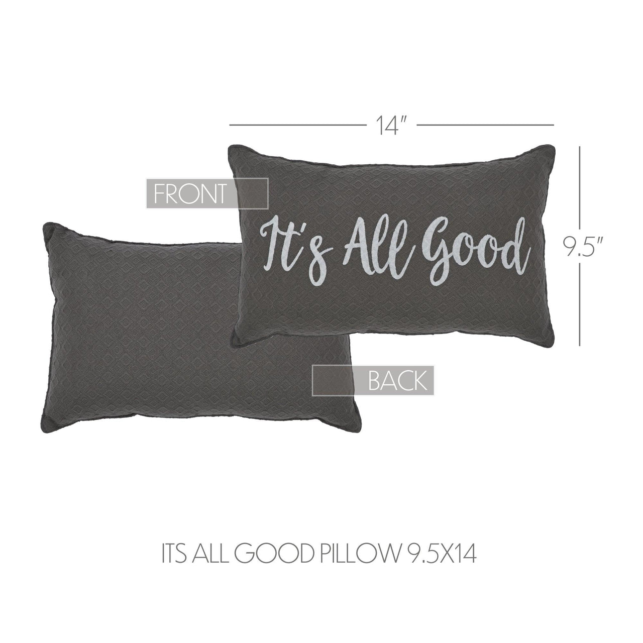 Finders Keepers It's All Good Pillow 9.5x14 - The Fox Decor