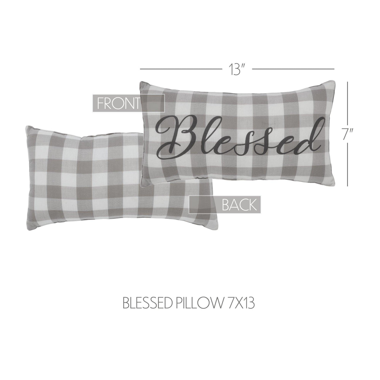 Finders Keepers Blessed Pillow 7x13 - The Fox Decor