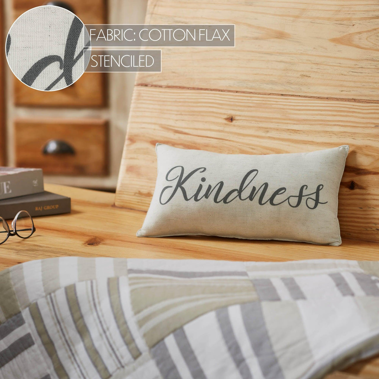 Finders Keepers Kindness Pillow 7x13 - The Fox Decor