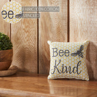 Buzzy Bees Bee Kind Pillow 6x6 - The Fox Decor