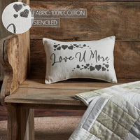 Finders Keepers Love U More Pillow 9.5x14 - The Fox Decor