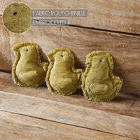 Spring In Bloom Primitive Baby Chicks Bowl Fillers Set of 3 5x4 - The Fox Decor
