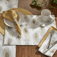 Feathered Fall Print Placemat - Set of 12 Park Designs
