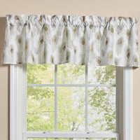 Feathered Fall Print Valance 14