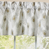 Feathered Fall Print Valance 14